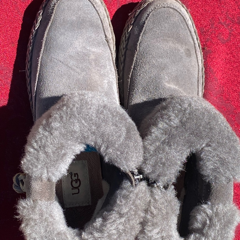 UGG ankle fur boots